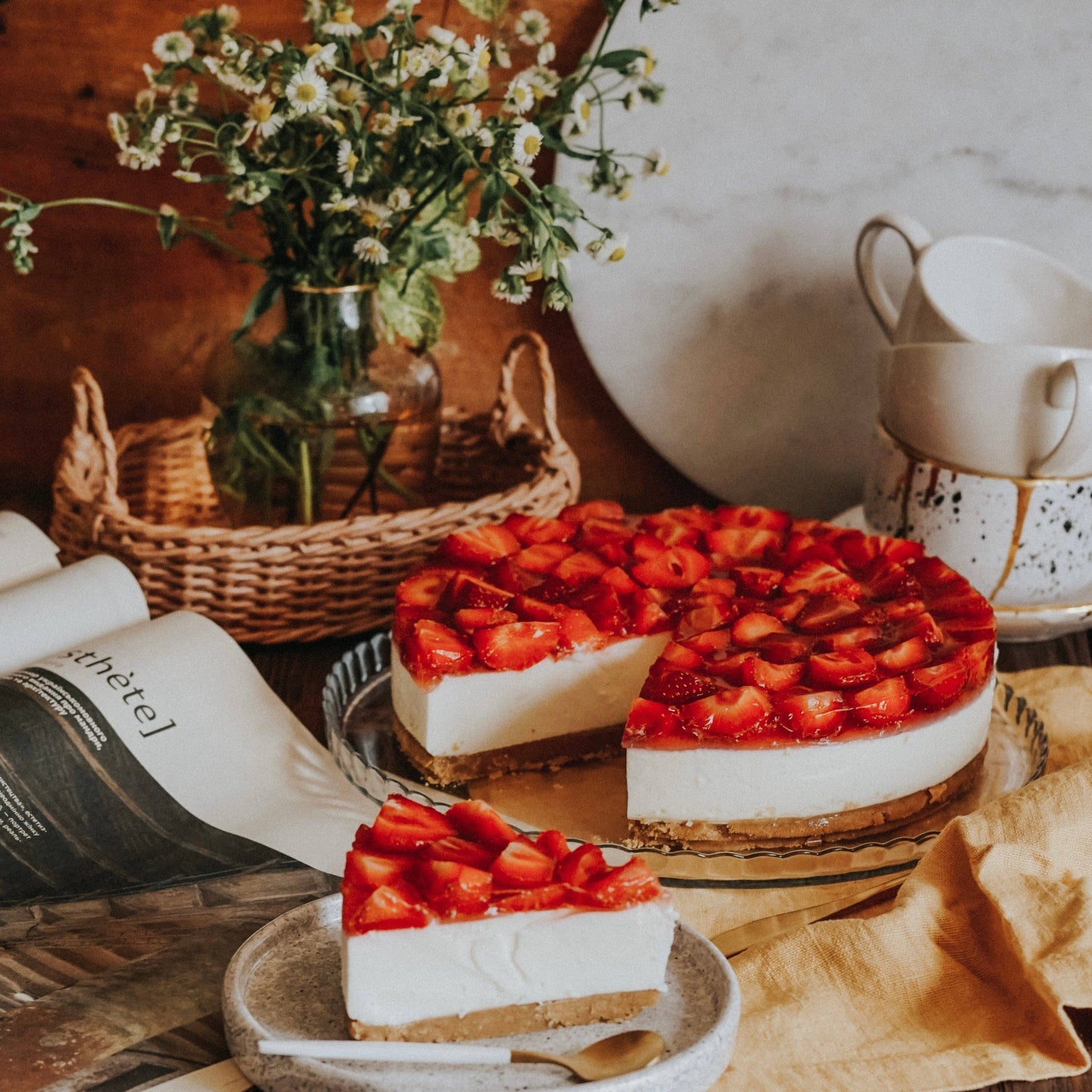Wolkenreich - Omas Erdbeerkuchen | Duftkerze, Sojawachs