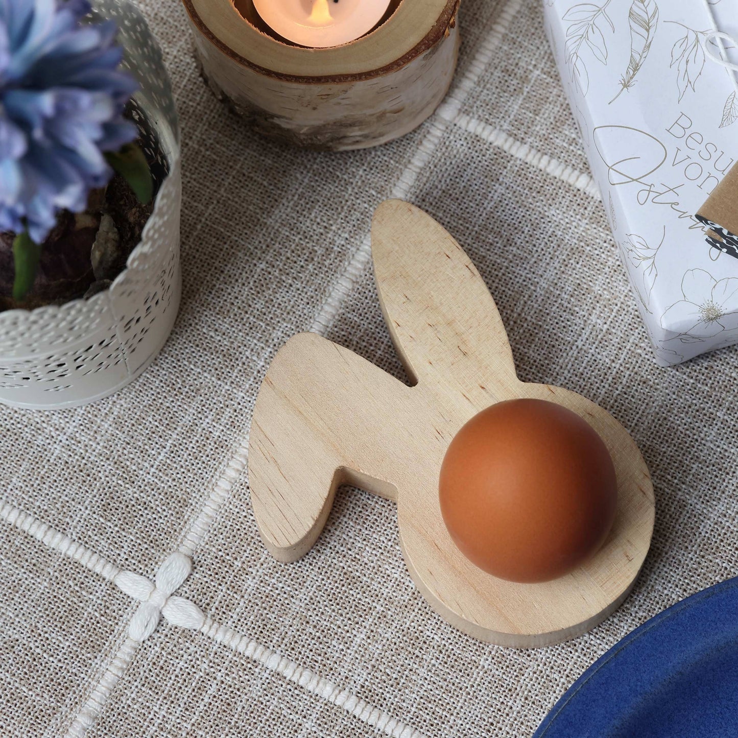 Papierdrachen - Ostern Eierbecher - Hasen - Set 2