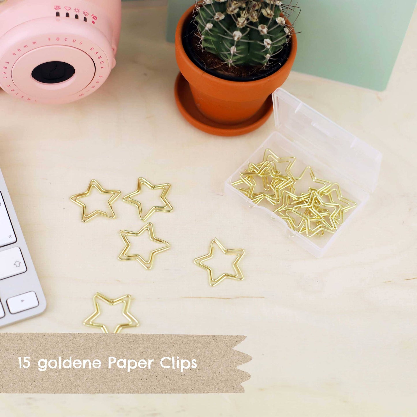 Papierdrachen - Paper Clips - Stern - Set 1