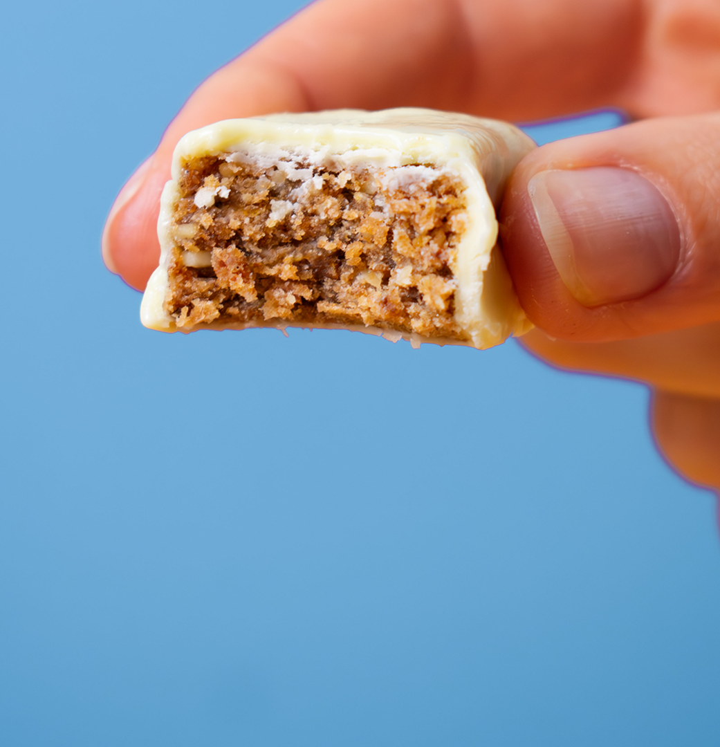 treatfuls - Weiße Schoko Zitronenkuchen Riegel bio+vegan+glutenfrei