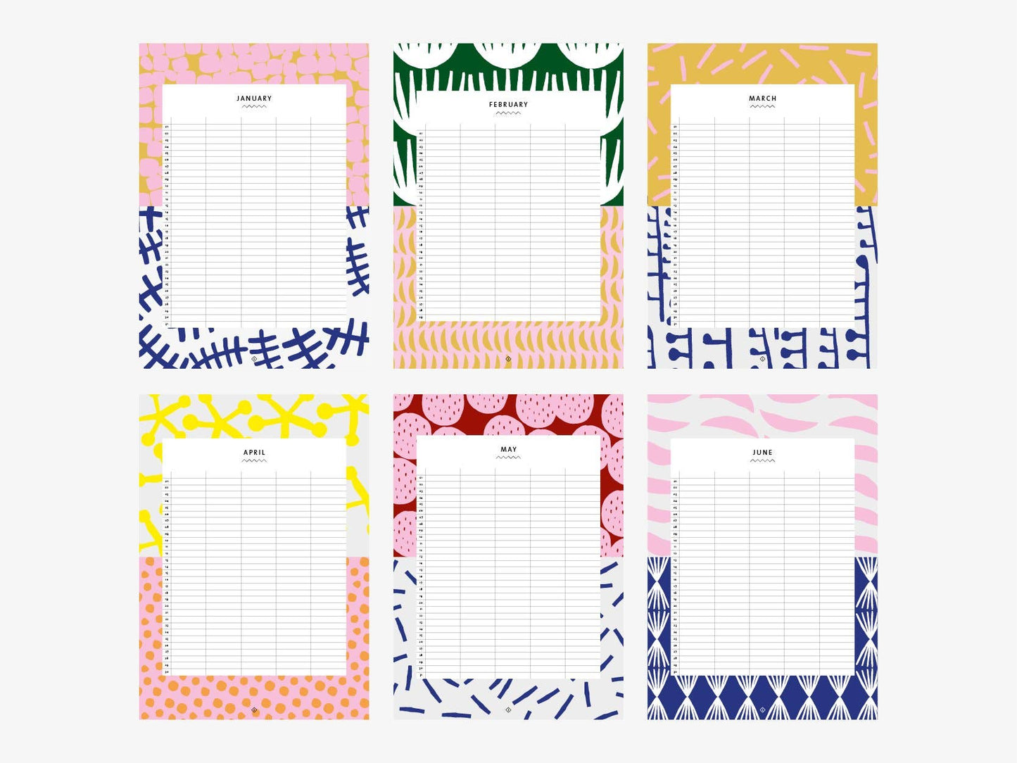 typealive - Familienkalender / Pattern