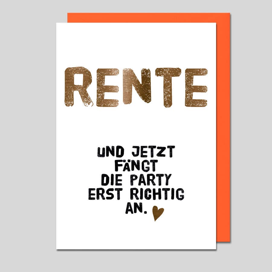 Michel-Verlag GmbH - Glückwunschkarte zur Rente