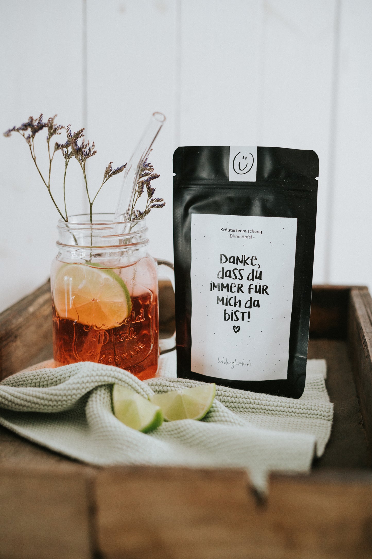 Heldenglück - Tee, verschiedene Sprüche