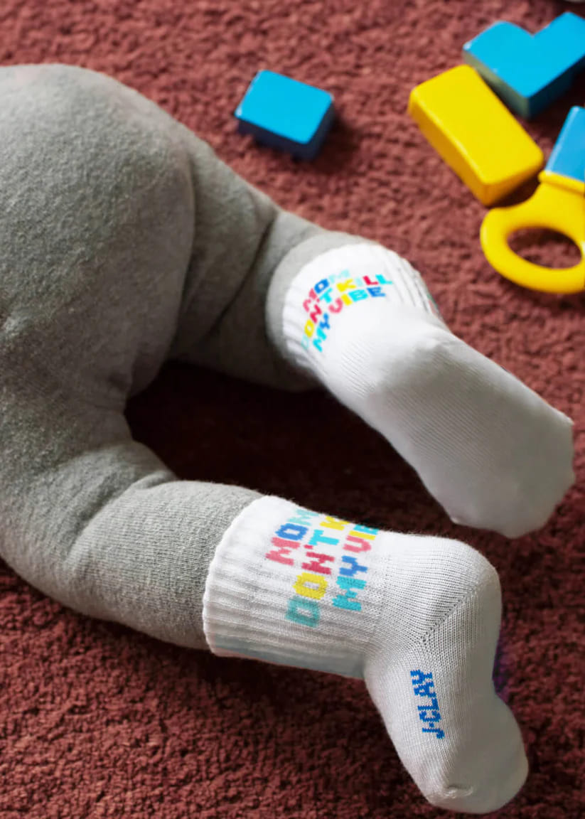Socken Mom don´t kill my vibe Kids