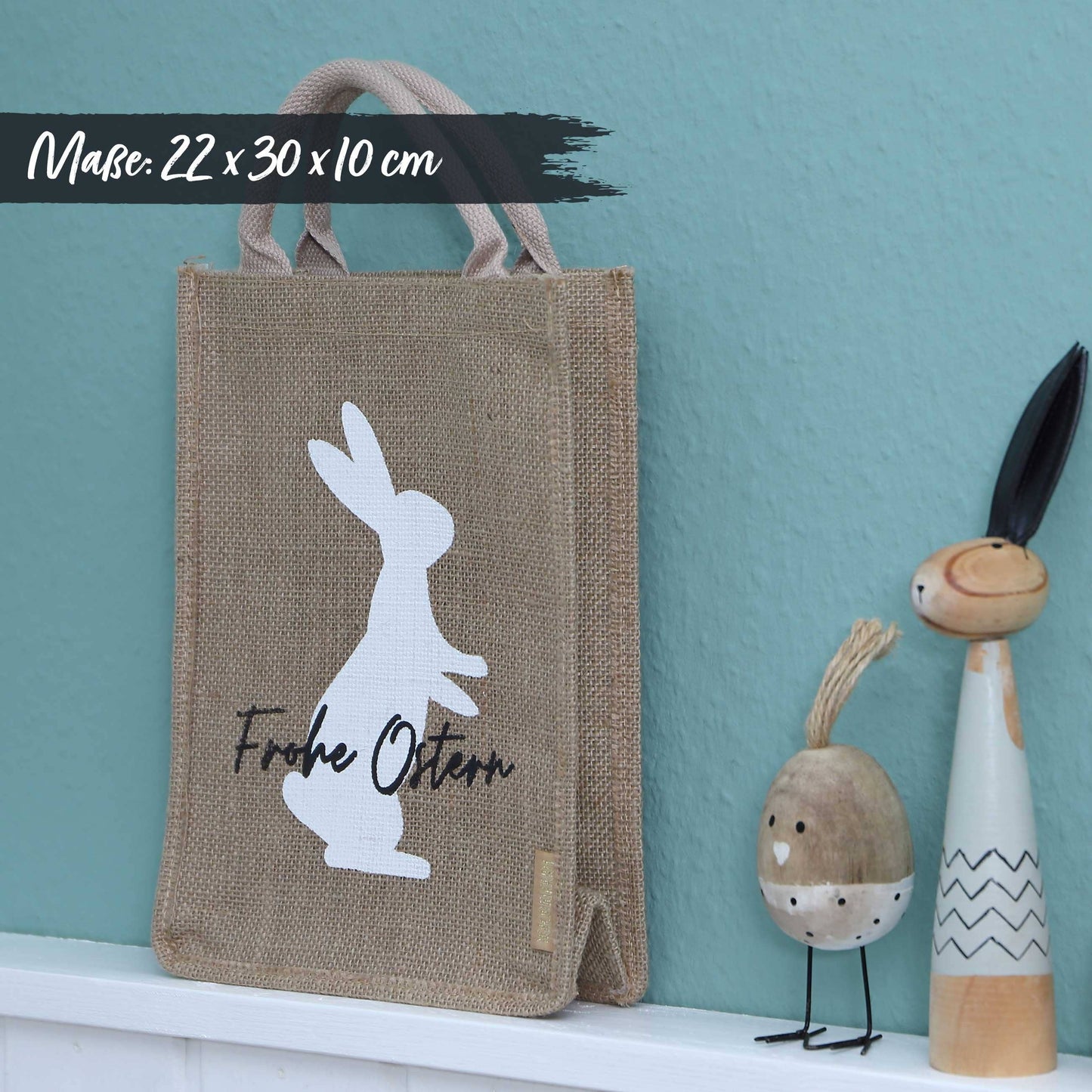 Ostern Jutetaschen - Frohe Ostern