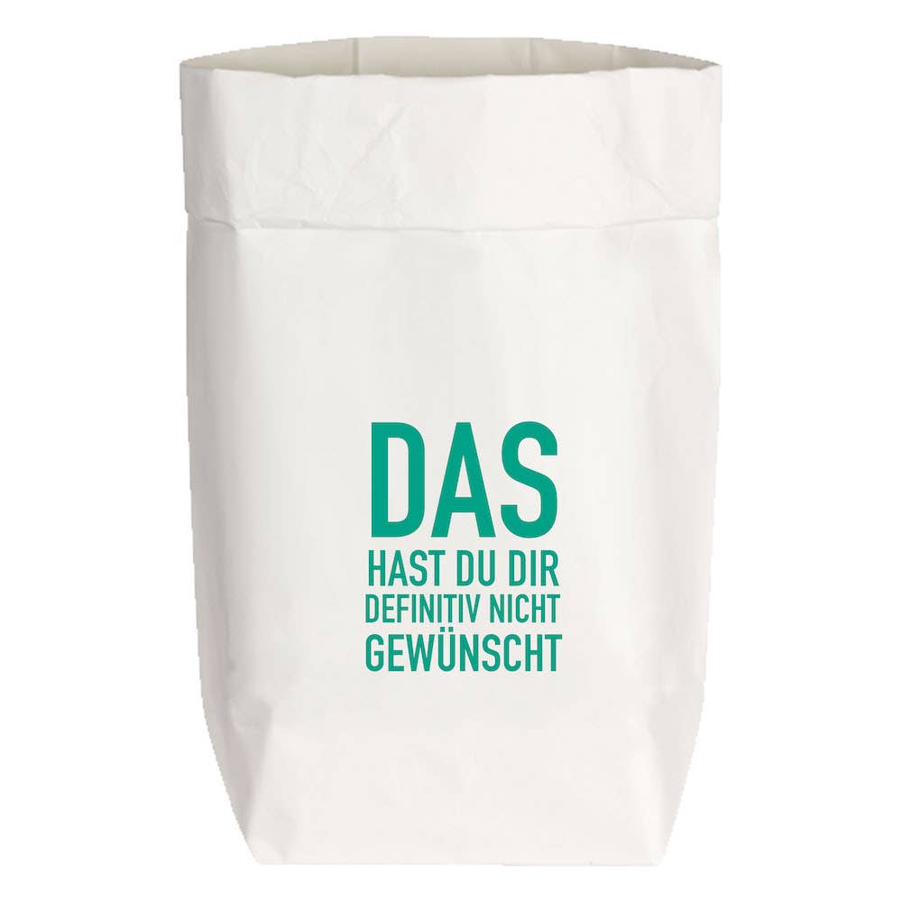 17;30 - Paperbags Small weiss, DAS HAST DU DIR DEFINITIV GEWÜNSCHT