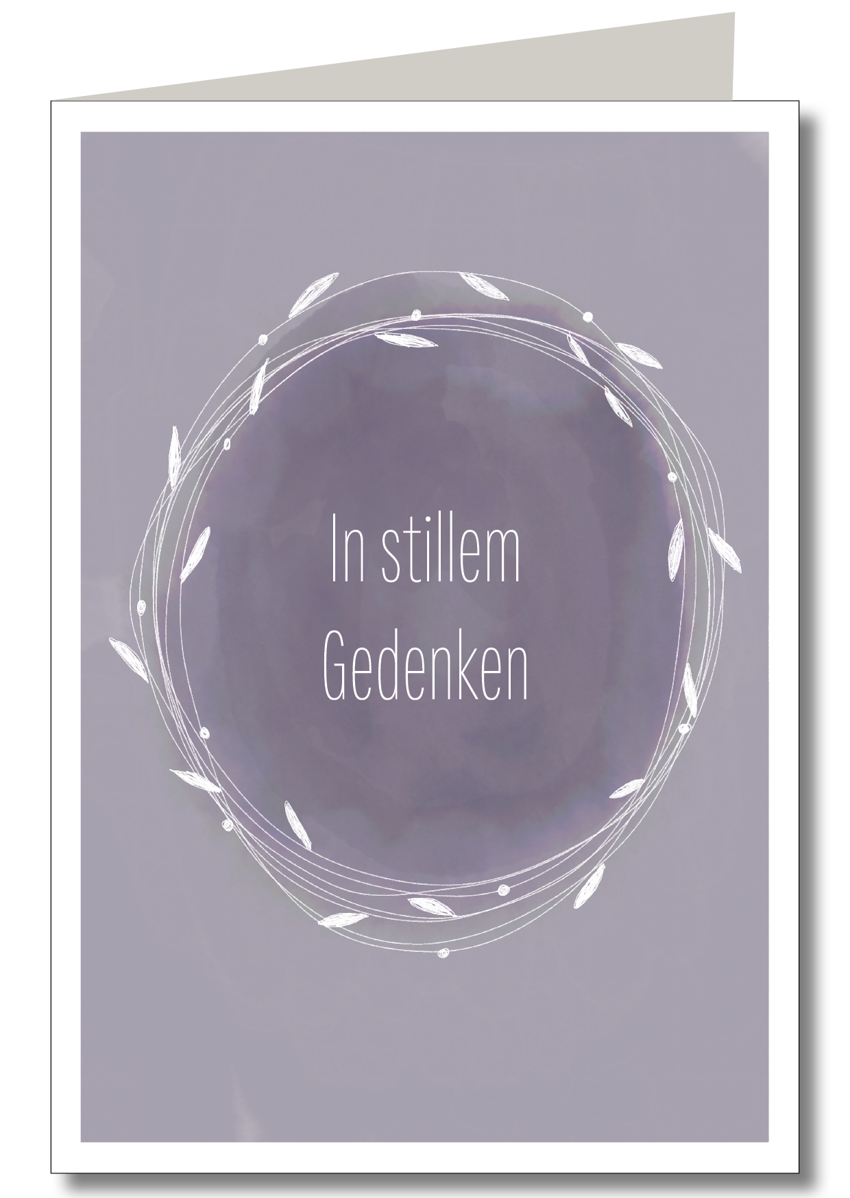 KEITCARDS - Aquarell in stillem Gedenken