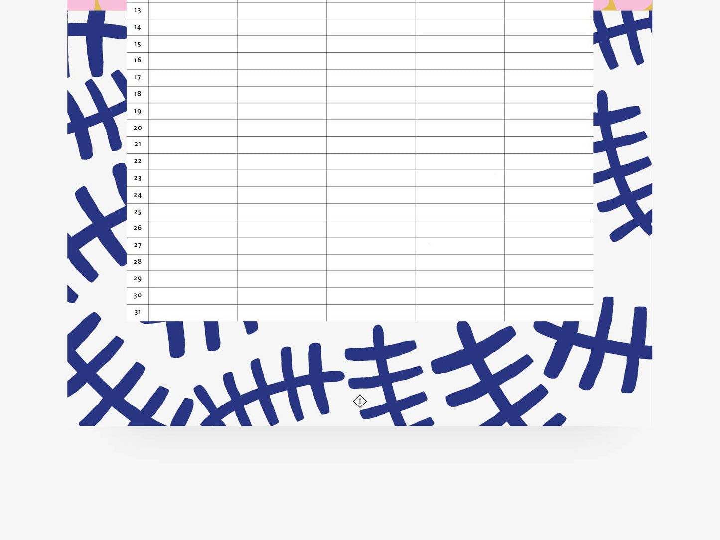 typealive - Familienkalender / Pattern