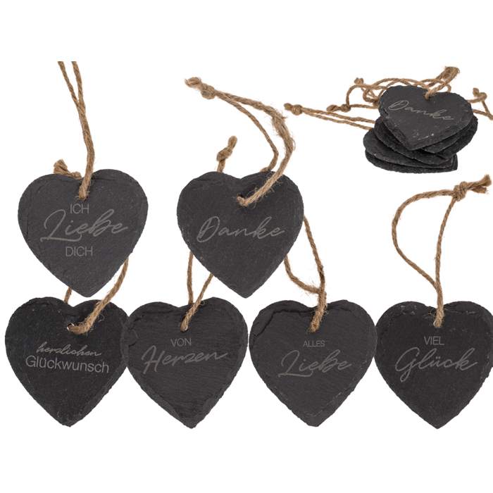 Out of the blue KG - Geschenkanhänger aus Schiefer