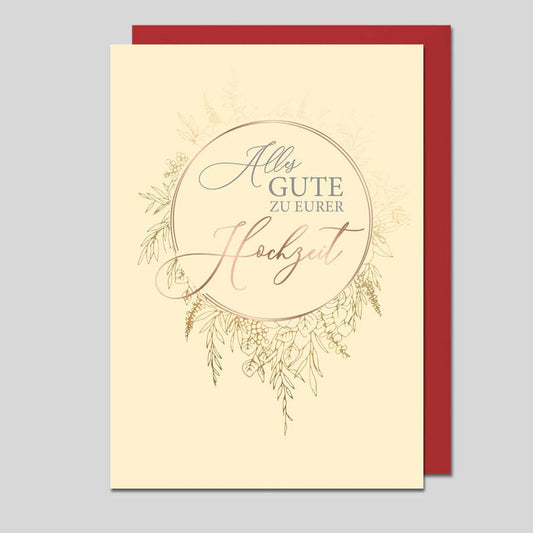 Michel-Verlag GmbH - Edle Hochzeitskarte UK-34902