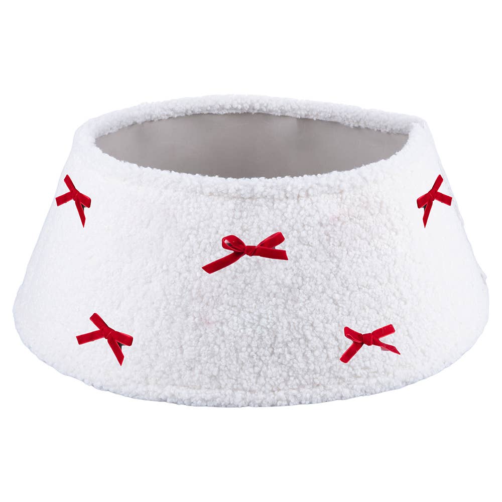 VdE Tivoli 1996 - WEIHNACHTSBAUMDECKE TEDDY WEISS + SCHNEEFLOCKEN