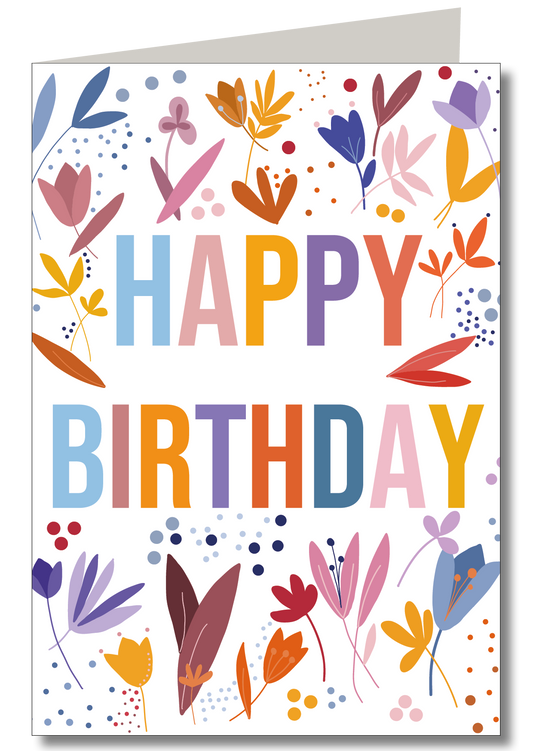 KEITCARDS - Wild flower - Happy Birthday