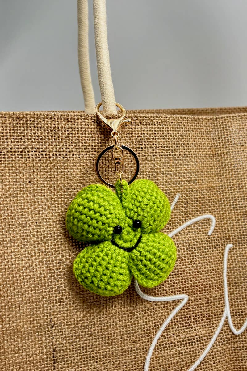 BYREN | ÉLINE L'ATELIER - Glücksbringer Taschenzubehör und Schlüsselanhänger Kleeblatt PC028HZ