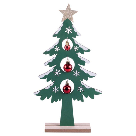 VdE Tivoli 1996 - WEIHNACHTEN CHIC BAUM HOLZ H 41 CM
