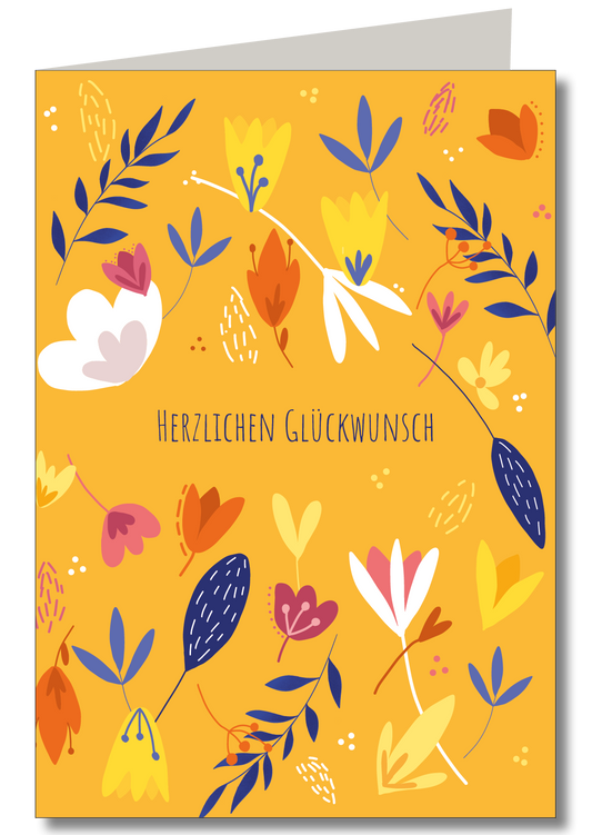 KEITCARDS - Gelbe Blumenwiese