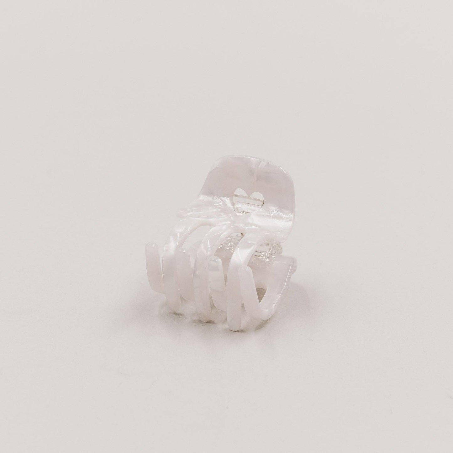 Eulenschnitt - Haarspange klein Herz Pearl (VE = 10 Stk.)