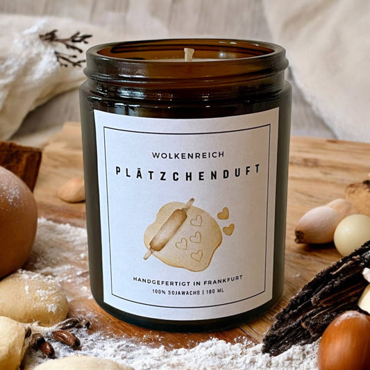Wolkenreich - Plätzchenduft Weihnachten | Duftkerze, Sojawachs