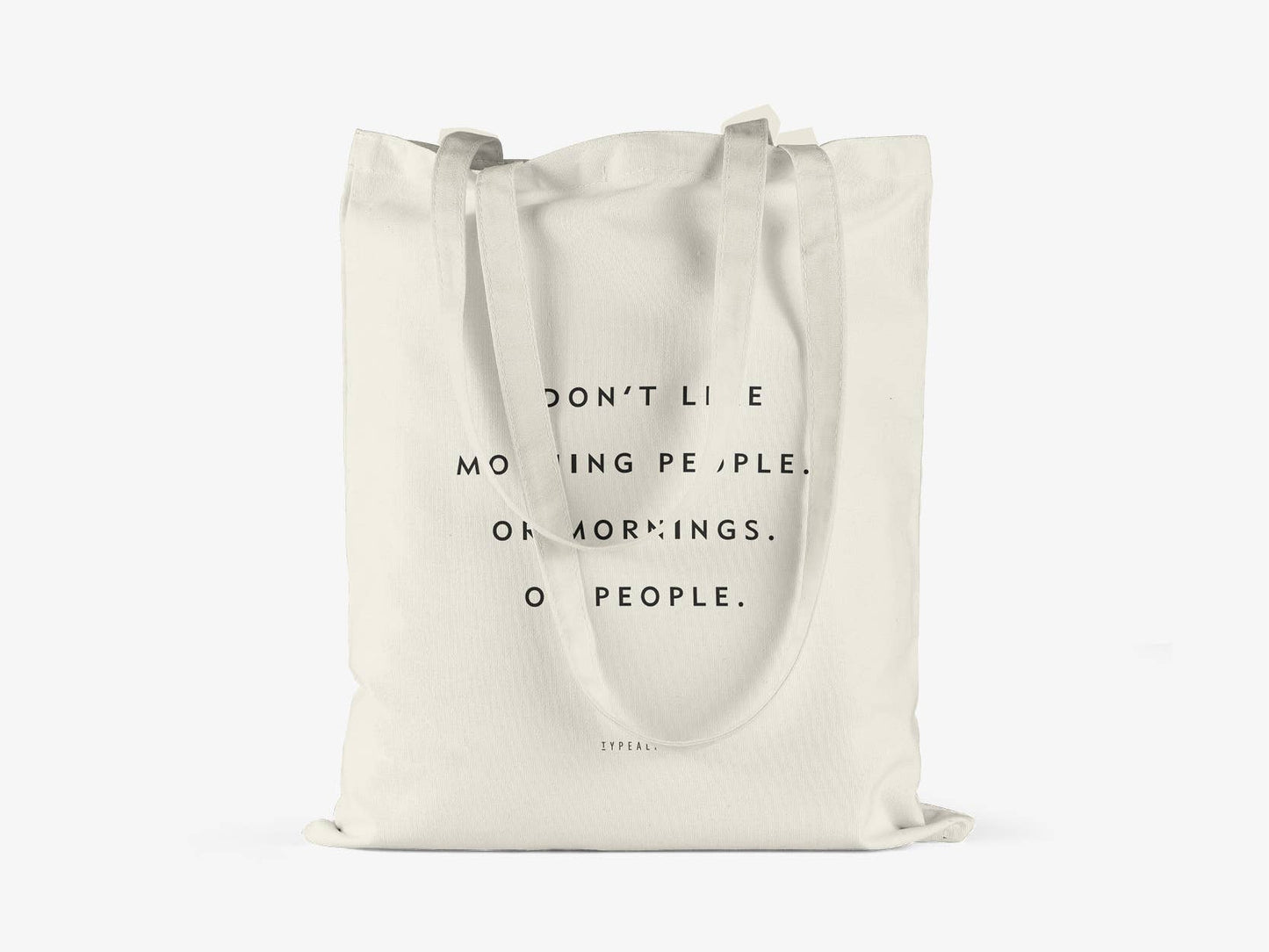 typealive - Baumwolltasche / Morning People