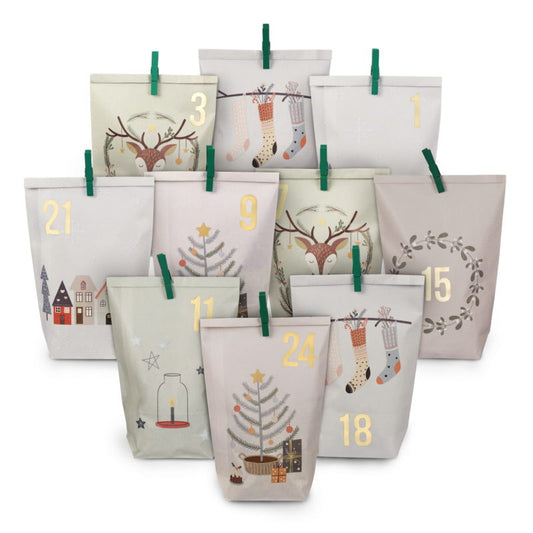 Adventskalendertüten zum befüllen "Hygge"