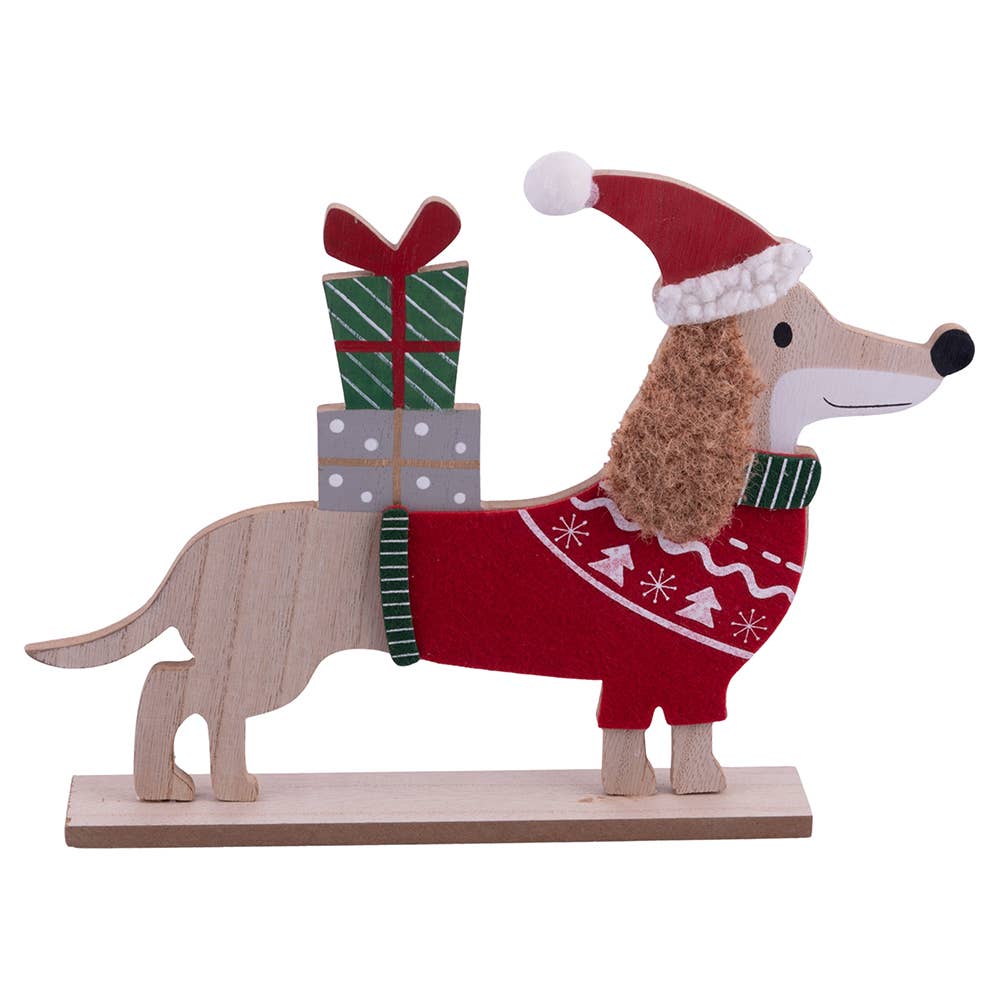 VdE Tivoli 1996 - NATALOTTO DEKOR. FILZ/HOLZ 2 ASS H21 CM