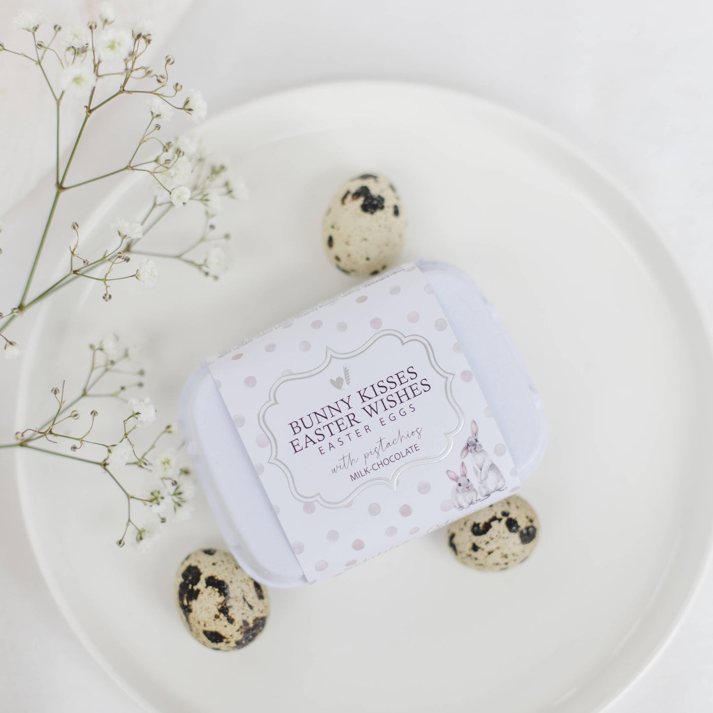Bake Affair GmbH - Schokoladen Ostereier "Bunny Kisses, Easter Wishes"