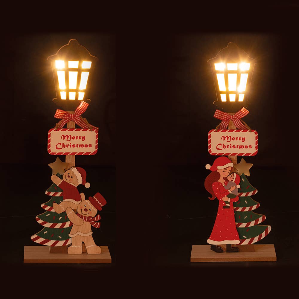 VdE Tivoli 1996 - XMAS LAMPIONE FROHE WEIHNACHTEN 2 ASS H 45 CM