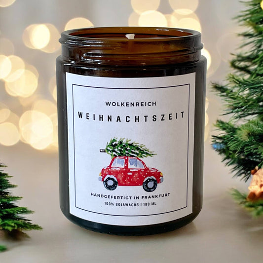 Wolkenreich - Weihnachtszeit, Weihnachtsgewürze | Duftkerze, Sojawachs