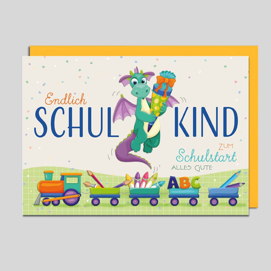 Michel-Verlag GmbH - Glückwunschkarte zum Schulanfang UK-34736