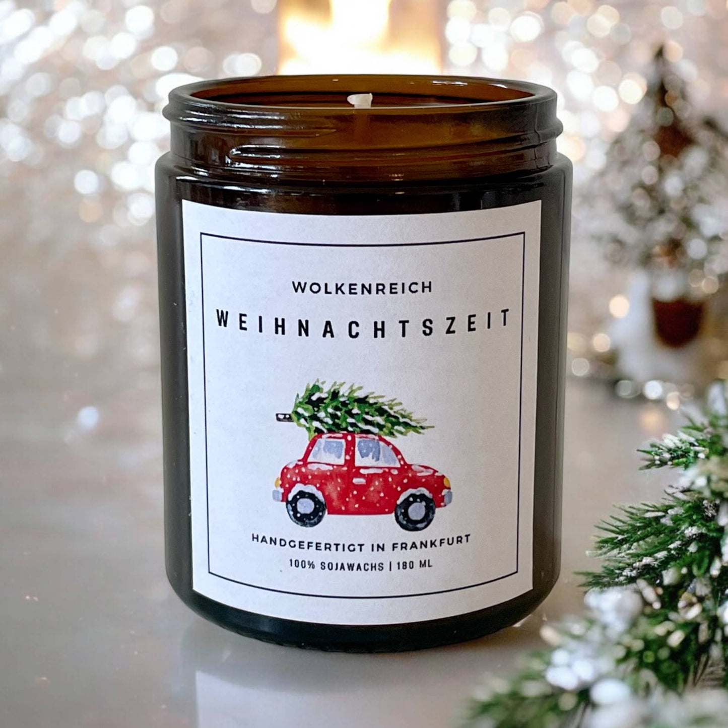 Wolkenreich - Weihnachtszeit, Weihnachtsgewürze | Duftkerze, Sojawachs