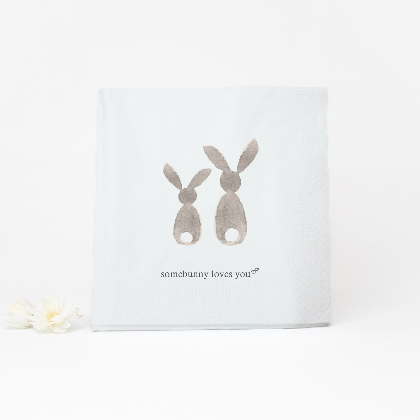 Bake Affair GmbH - Serviette "Somebunny loves you"