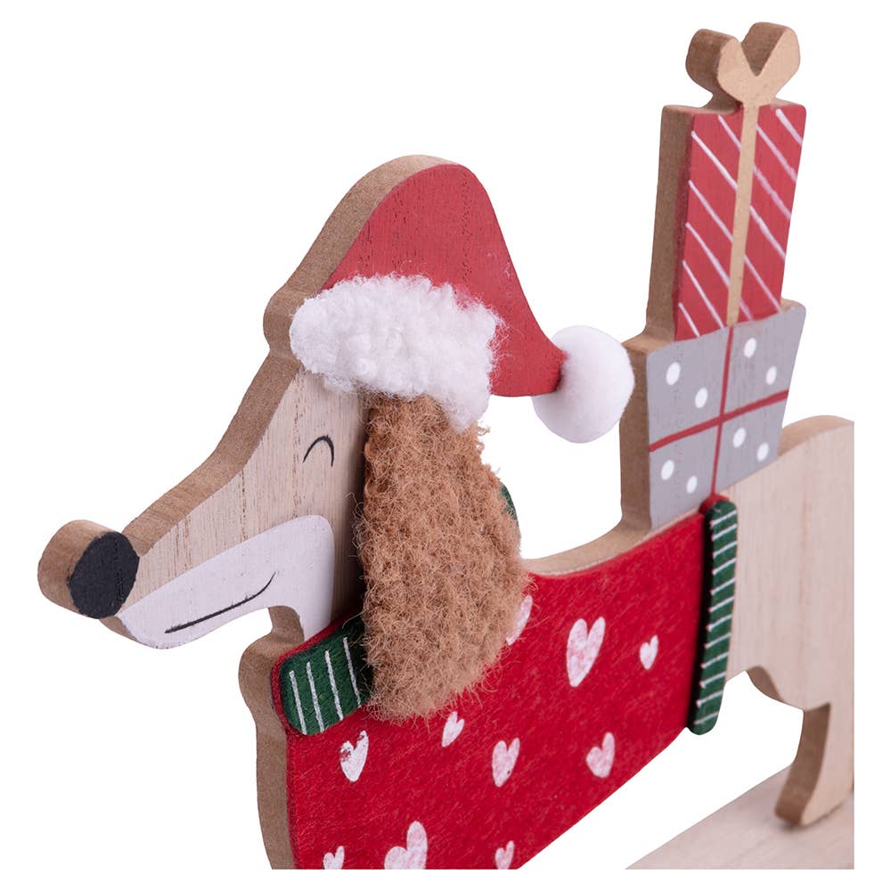 VdE Tivoli 1996 - NATALOTTO DEKOR. FILZ/HOLZ 2 ASS H21 CM