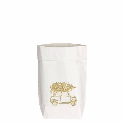 17;30 - PaperBags Small weiss, RASENDER WEIHNACHTSBAUM