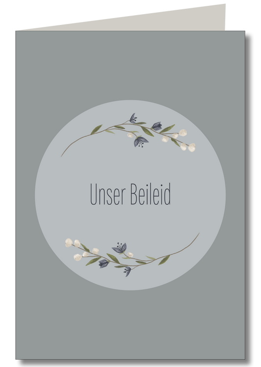 KEITCARDS - Trauer grau