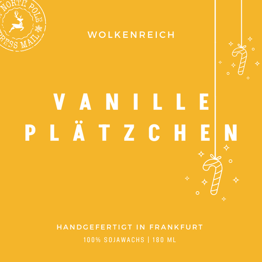 Wolkenreich - Plätzchenduft Weihnachten | Duftkerze, Sojawachs (Kopie)