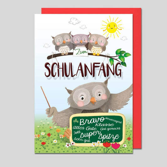 Michel-Verlag GmbH - Glückwunschkarte zum Schulanfang UK-34411