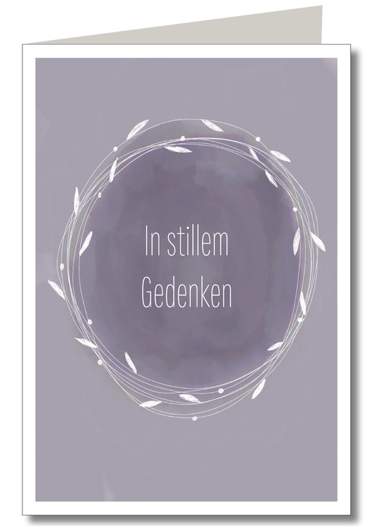 KEITCARDS - Aquarell in stillem Gedenken