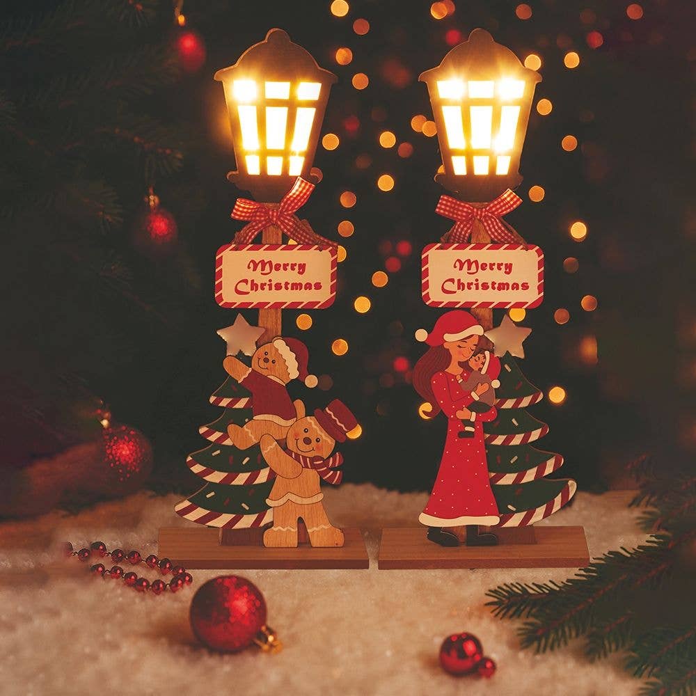 VdE Tivoli 1996 - XMAS LAMPIONE FROHE WEIHNACHTEN 2 ASS H 45 CM