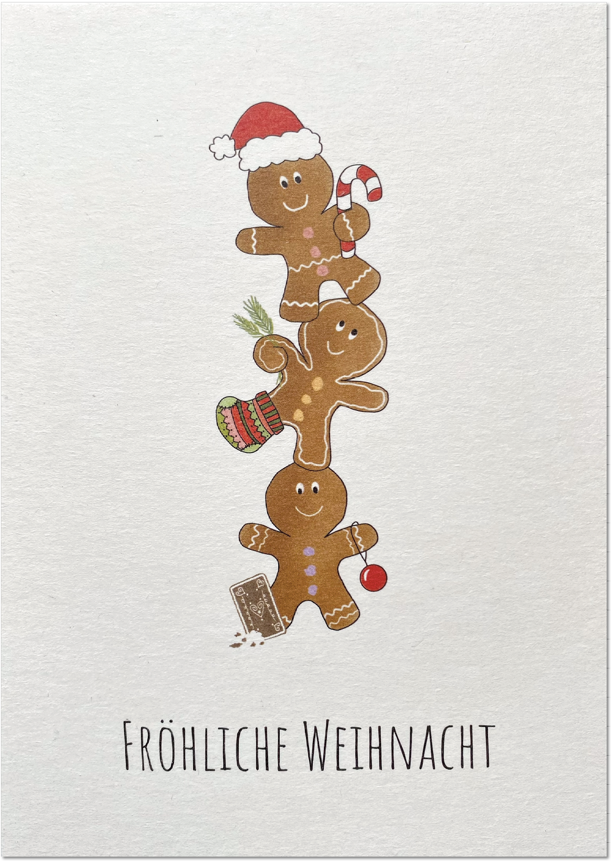 KEITCARDS - 3 Lebkuchenmännchen