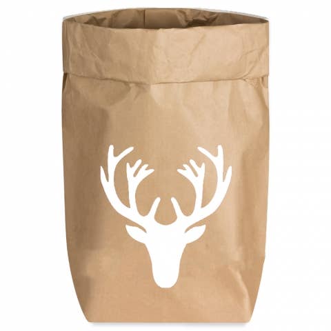 17;30 - Paperbags Small natur, GEWEIH, weiss