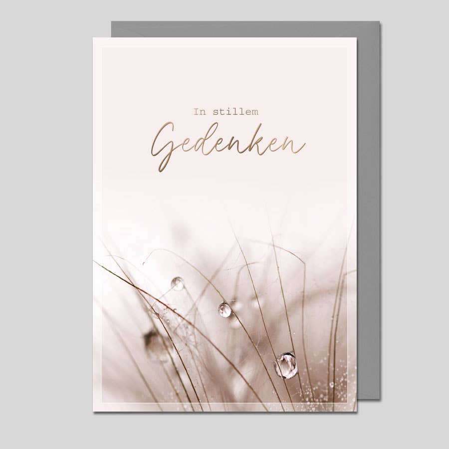 Michel-Verlag GmbH - Trauerkarte Stilles Gedenken UK-10050