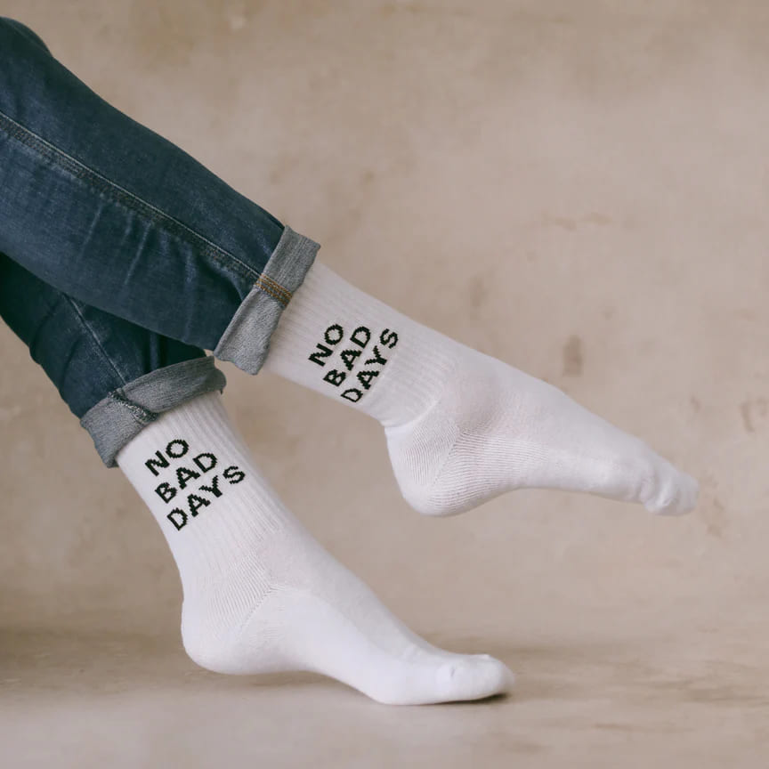 Socken "No bad days"